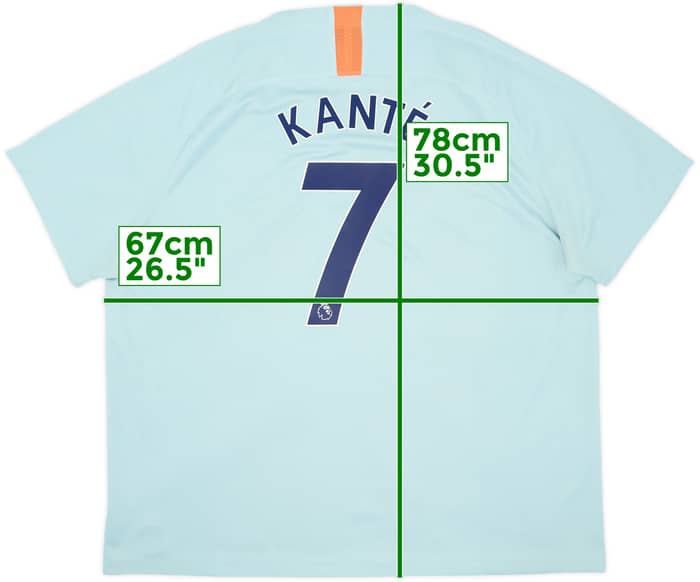2018-19 Chelsea Third Shirt Kante #7 - 7/10 - (3XL)