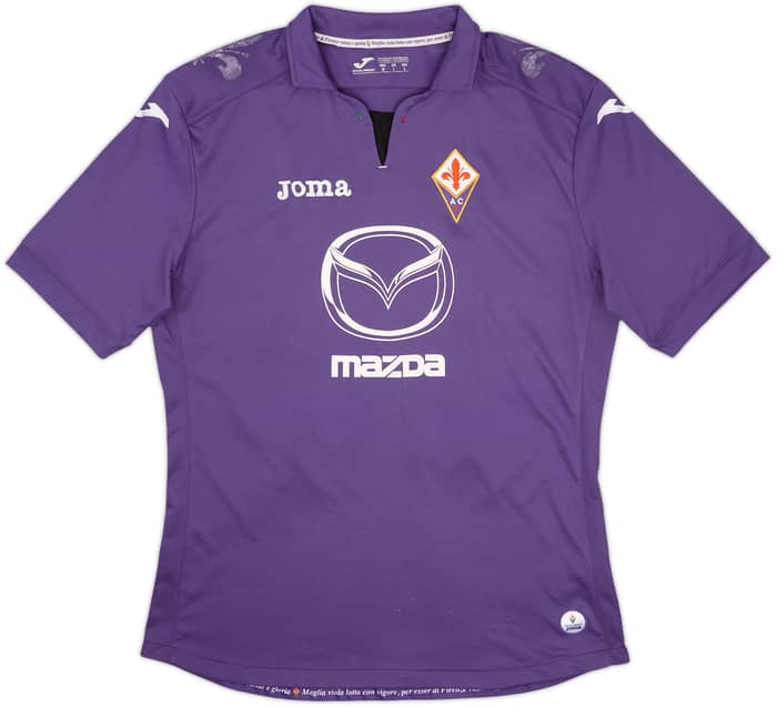 2013-14 Fiorentina Signed Home Shirt B.Valero #20 - 5/10 - (L)