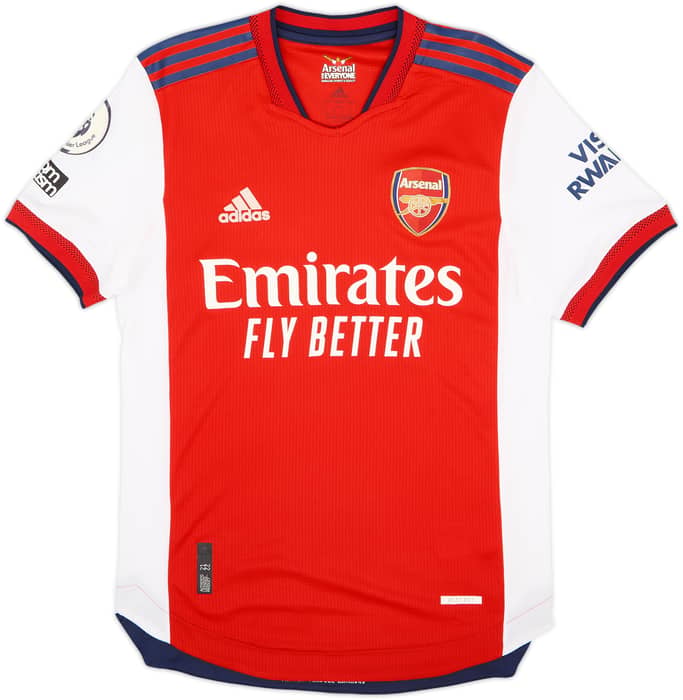 2021-22 Arsenal Authentic Home Shirt Tomiyasu #18 - 7/10 - (S)
