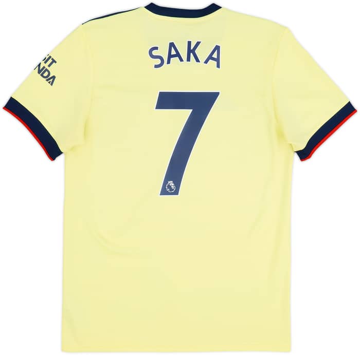 2021-22 Arsenal Away Shirt Saka #7 - 8/10 - (M)