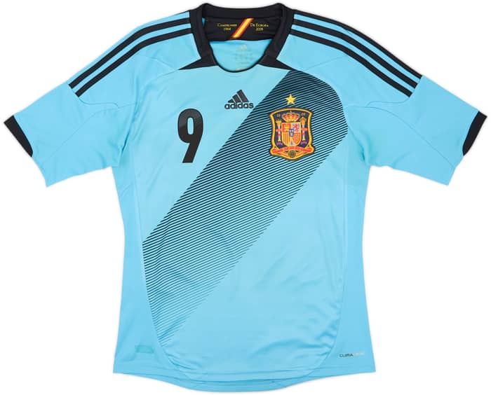 2012-14 Spain Away Shirt Torres #9 - 6/10 - (S)