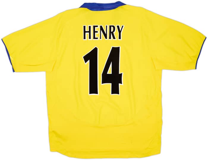 2003-05 Arsenal Away Shirt Henry #14 - 8/10 - (XL)