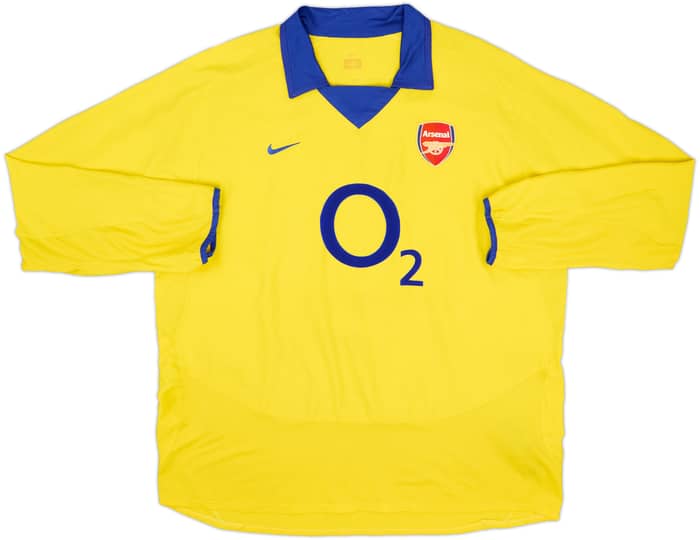 2003-05 Arsenal Away L/S Shirt Henry #14 - 6/10 - (XXL)