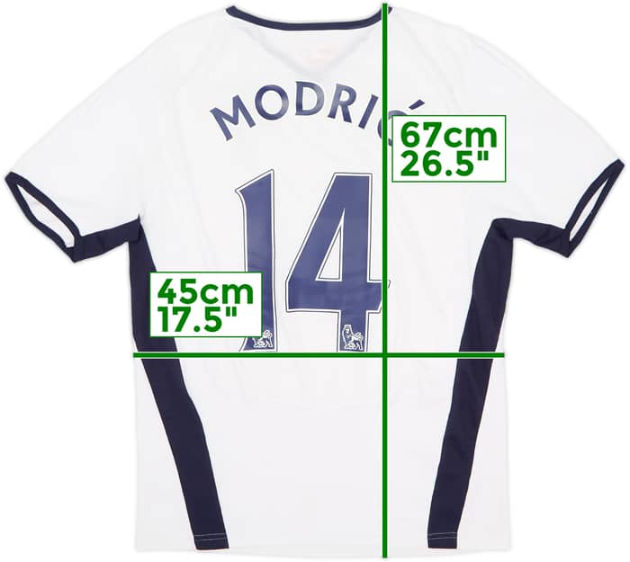 2008-09 Tottenham Home Shirt Modric #14 - 6/10 - (S)