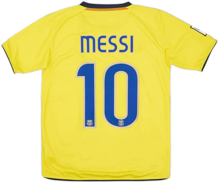 2008-10 Barcelona Away Shirt Messi #10 - 9/10 - (XL.Boys)