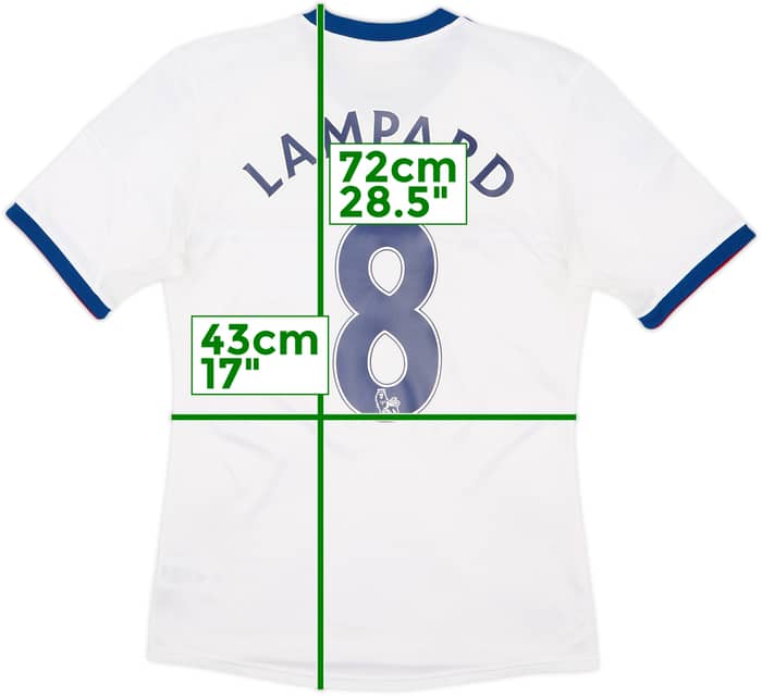 2013-14 Chelsea Player Issue Away Shirt Lampard #8 - 10/10 - (M)