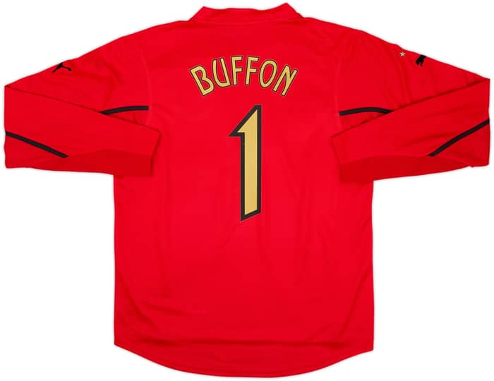 2003-04 Italy GK Shirt Buffon #1 - 8/10 - (L)