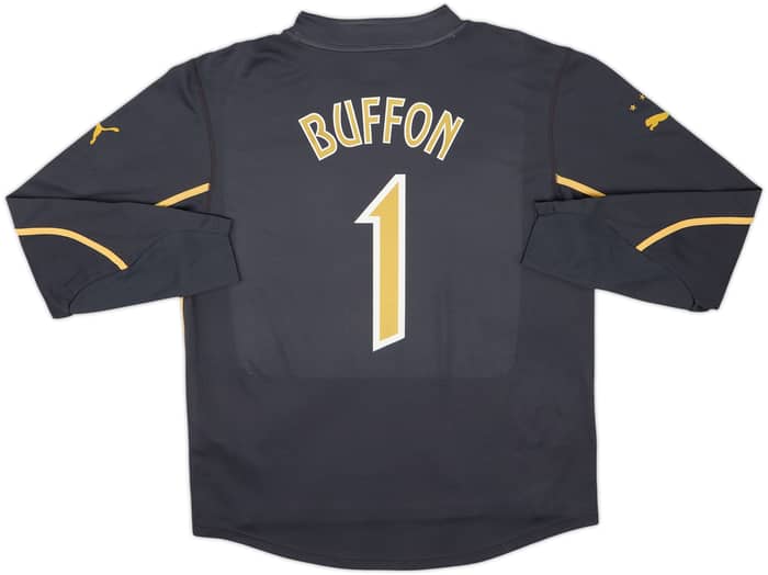2003-04 Italy GK Shirt Buffon #1 - 7/10 - (XL)