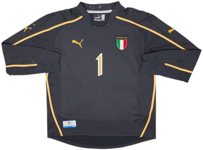 2003-04 Italy GK Shirt Buffon #1 - 7/10 - (XL)