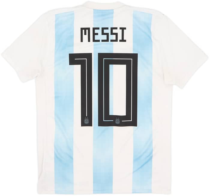 2018-19 Argentina Home Shirt Messi #10 - 6/10 - (S)