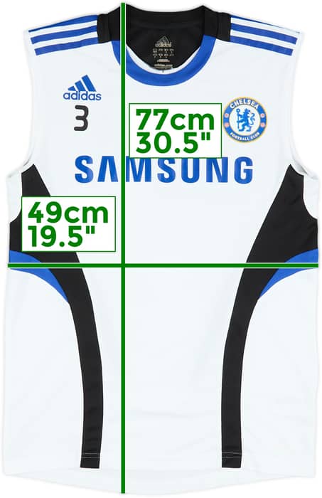 2008-09 Chelsea Player Issue adidas Training Vest #3 (A.Cole) - 8/10 - (M)