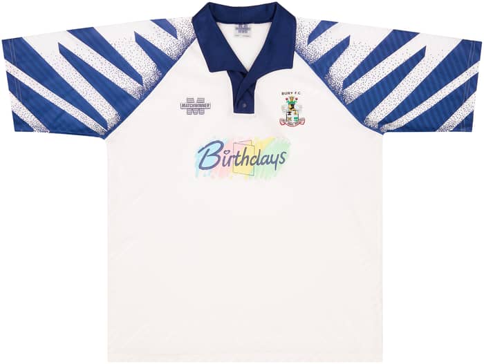1993-94 Bury Home Shirt - 8/10 - (XL)