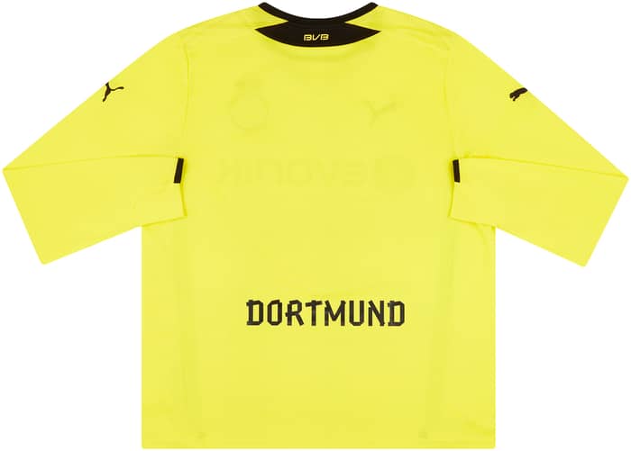 2013-14 Borussia Dortmund Home L/S Shirt - 8/10 - (XXL)