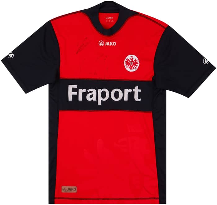 2009-10 Eintracht Frankfurt Signed Home Shirt - 6/10 - (XS)