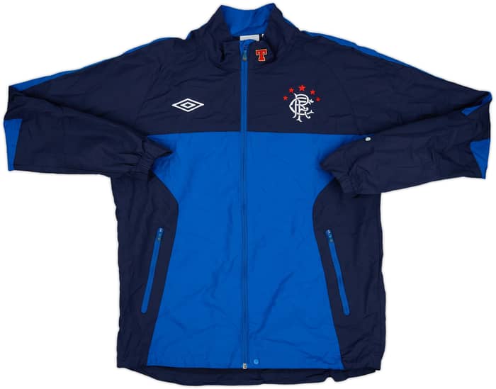 2010-11 Rangers Umbro Hooded Rain Jacket - 8/10 - (M)