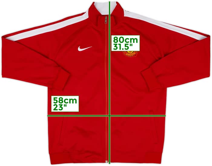 2014-15 Manchester United Nike Track Jacket - 8/10 - (XL)