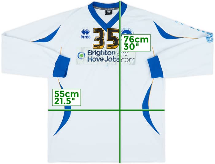 2011-12 Brighton Errea Player Issue Drill Top #35 - 3/10 - (L)