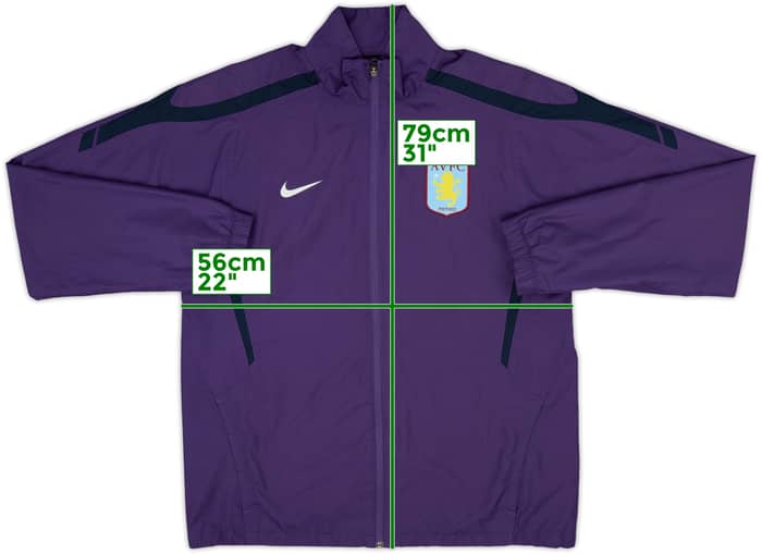 2010-11 Aston Villa Nike Track Jacket - 8/10 - (M)