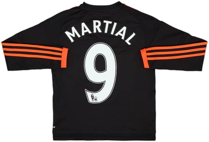2015-16 Manchester United Third L/S Shirt Martial #9 - 8/10 - (M.Boys)