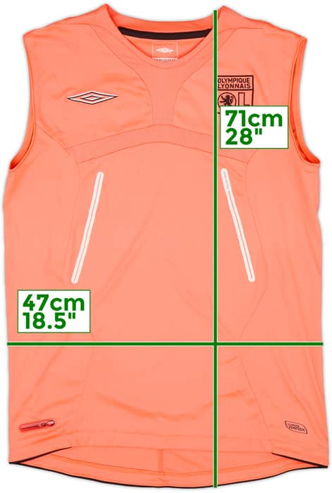 2009-10 Lyon Umbro Training Vest - 8/10 - (S)