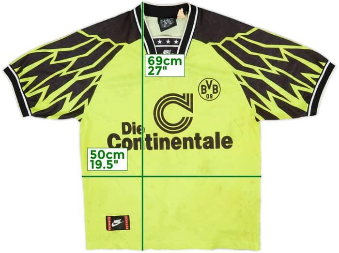 1994-95 Borussia Dortmund Home Shirt - 5/10 - (L)