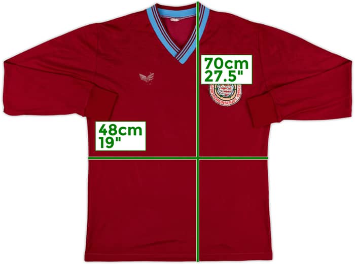 1980s Erima Template L/S Shirt (Sontra Sportgemeinschaft) #6 - 5/10 - (M)