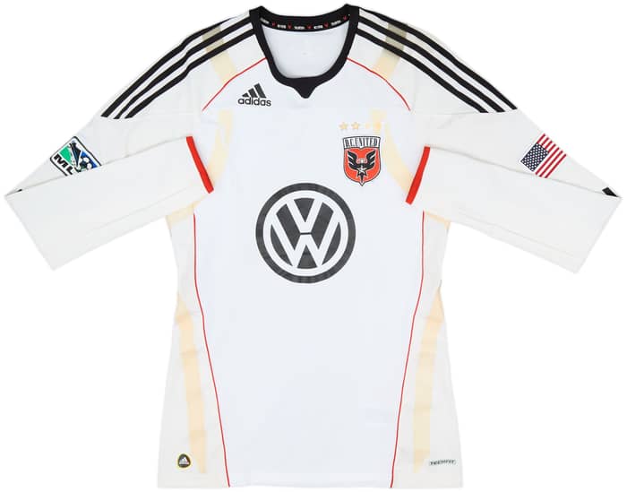 2010-11 DC United Player Issue Techfit Away L/S Shirt - 6/10 - (L)