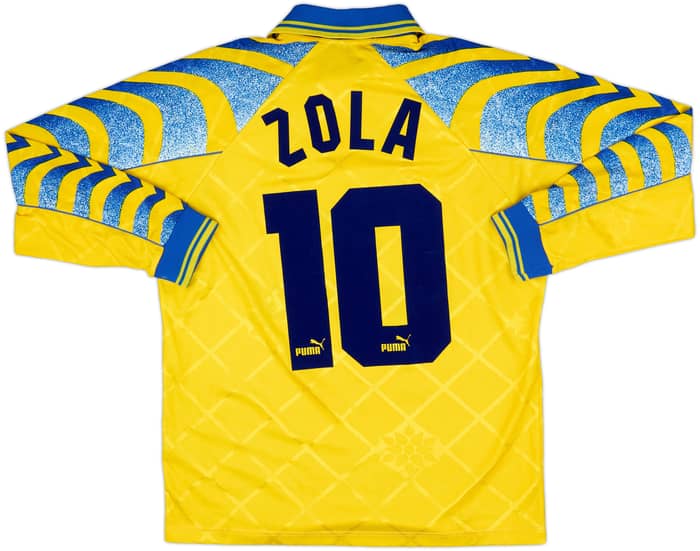 1995-96 Parma Third L/S Shirt Zola #10 - 7/10 - (S)