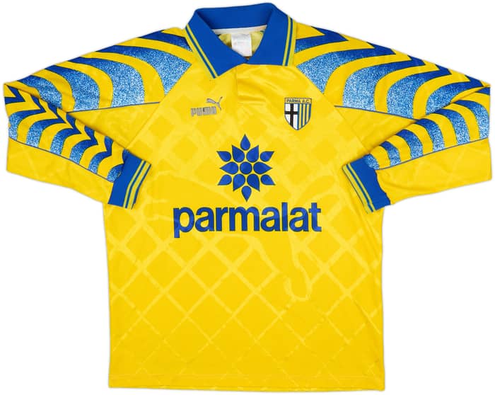 1995-96 Parma Third L/S Shirt Zola #10 - 7/10 - (S)