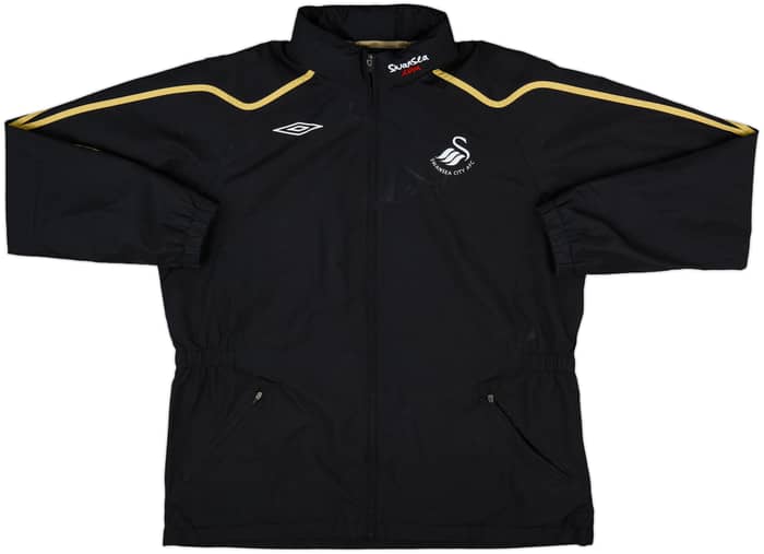 2008-09 Swansea Umbro Hooded Track Jacket - 8/10 - (XL)