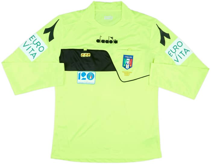 2018-19 Italy Diadora Referee L/S Shirt - 9/10 - (S)