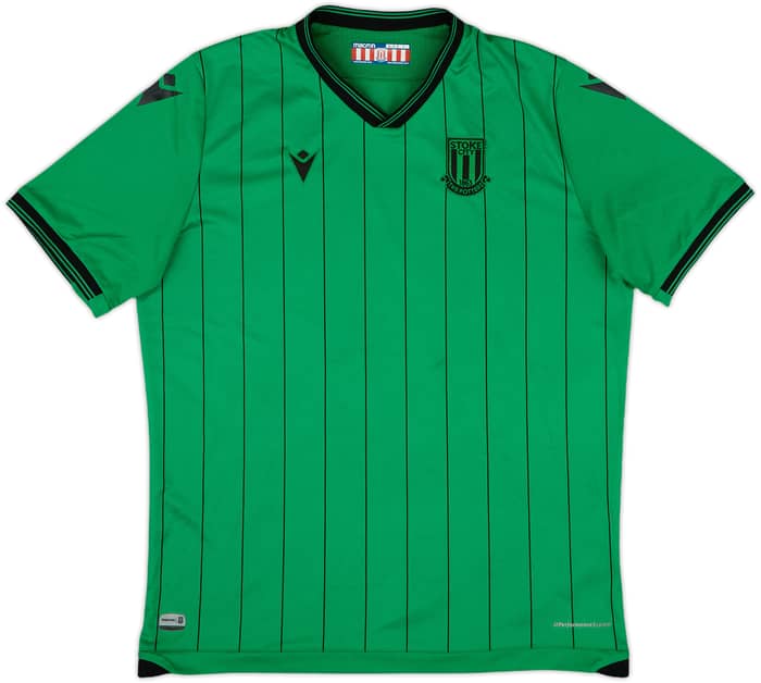 2021-22 Stoke City Away Shirt - 10/10 - (XL.Boys)