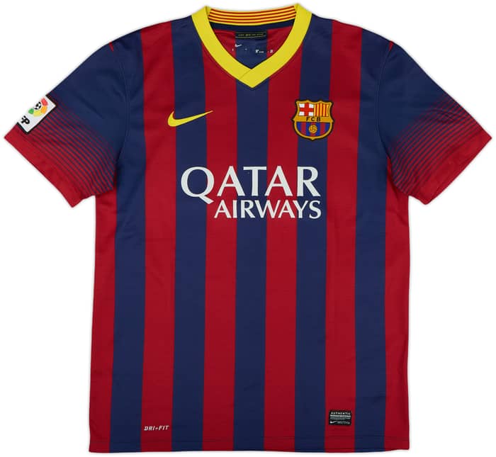 2014-15 Barcelona Home Shirt Messi #10 - 8/10 - (M)