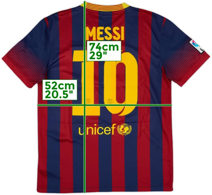 2014-15 Barcelona Home Shirt Messi #10 - 8/10 - (M)