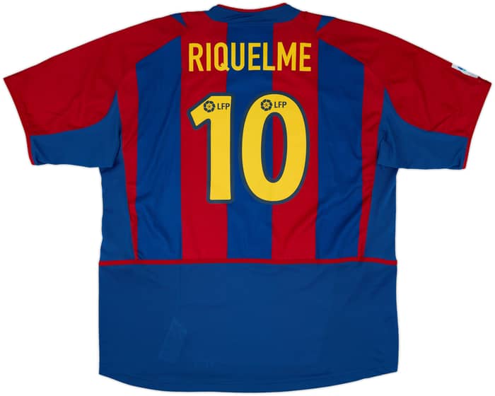 2002-03 Barcelona Home Shirt Riquelme #10 (XXL)