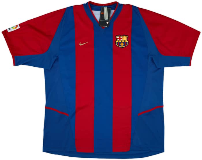 2002-03 Barcelona Home Shirt Riquelme #10 (XXL)