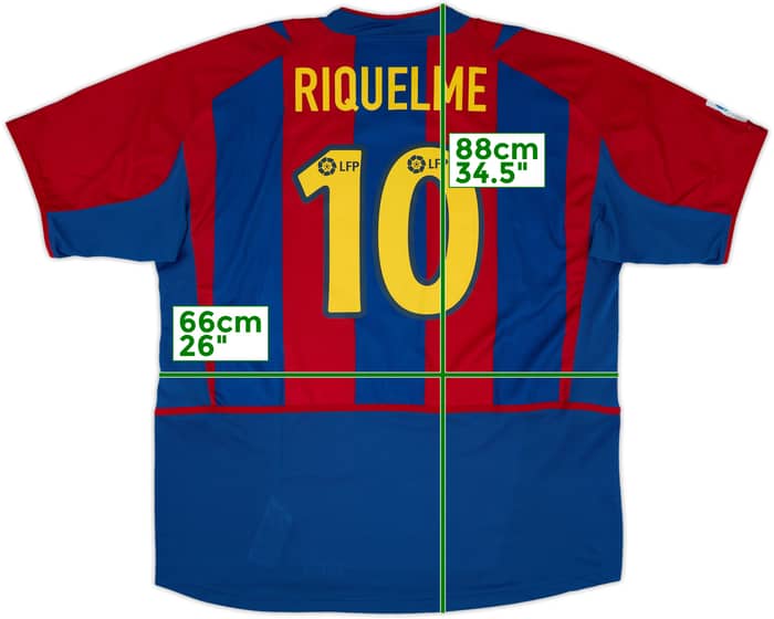 2002-03 Barcelona Home Shirt Riquelme #10 (XXL)