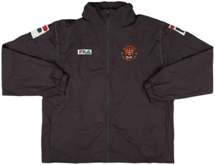 2012-13 Blackpool Fila Hooded Rain Jacket - 6/10 - (XL)