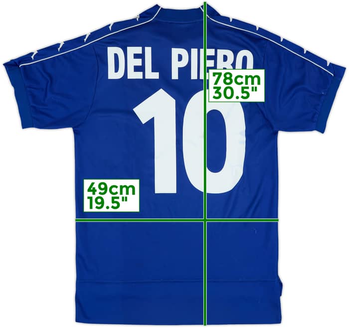 1999-00 Juventus Third Shirt Del Piero #10 - 8/10 - (S)