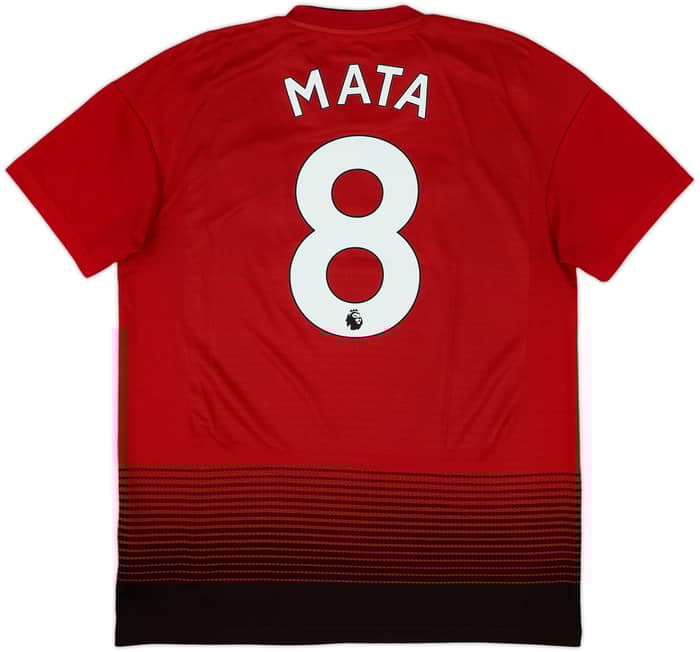 2018-19 Manchester United Home Shirt Mata #8 - 9/10 - (M)