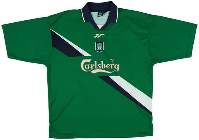 1999-00 Liverpool Away Shirt Fowler #9 - 8/10 - (L)