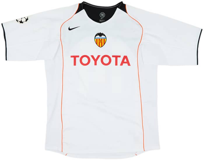 2004-05 Valencia Home Shirt Vicente #14 - 8/10 - (L)