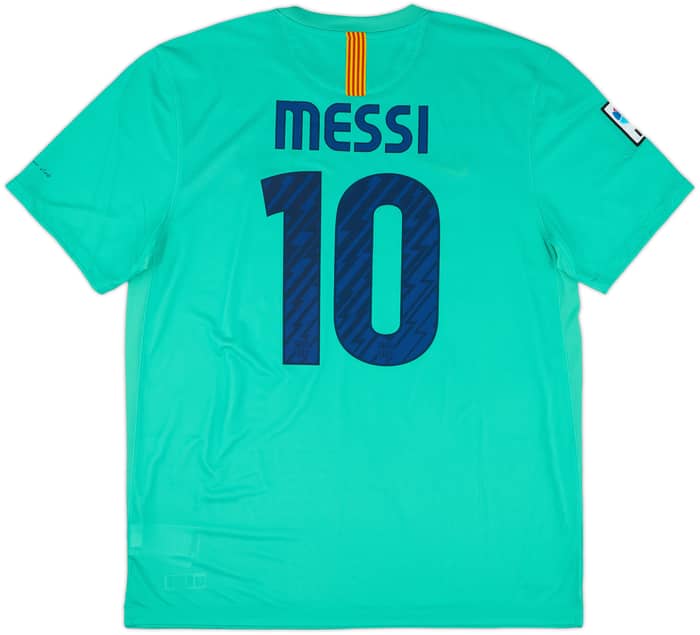 2010-11 Barcelona Away Shirt Messi #10 (XL)