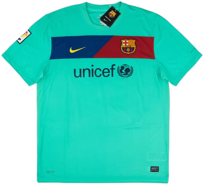 2010-11 Barcelona Away Shirt Messi #10 (XL)