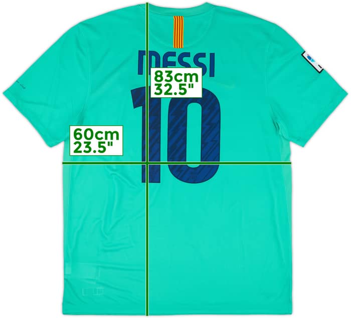 2010-11 Barcelona Away Shirt Messi #10 (XL)