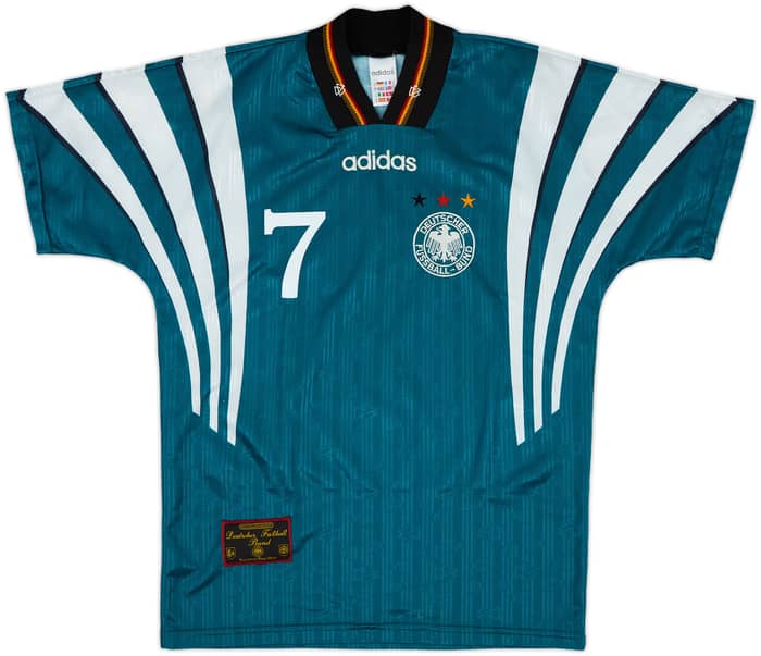 1996-98 Germany Away Shirt Moller #7 - 8/10 - (S)