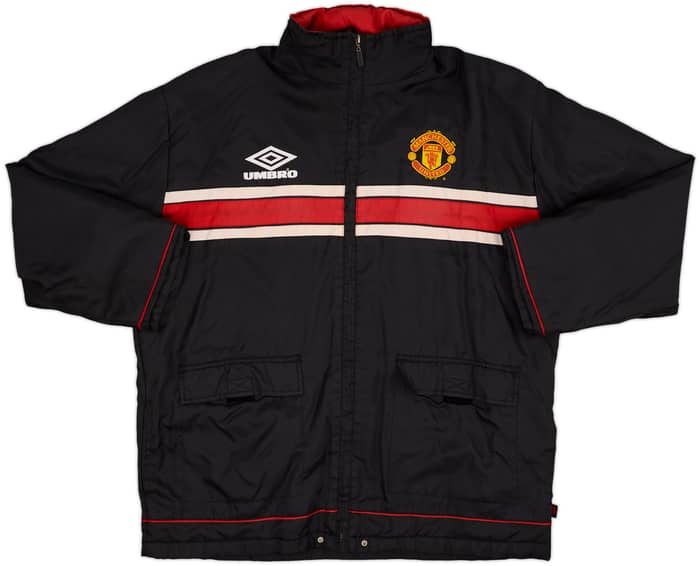 1998-99 Manchester United Umbro Padded Bench Coat - 6/10 - (XL)