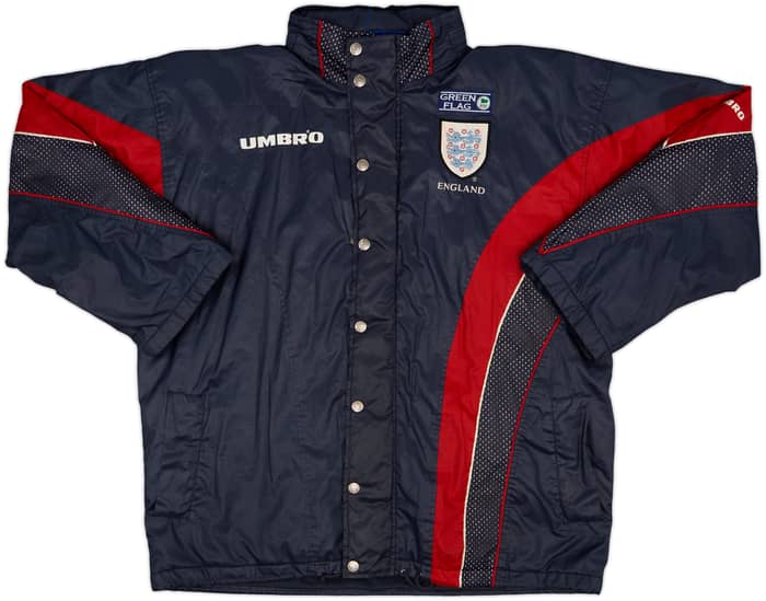 1998-00 England Umbro Padded Bench Coat - 8/10 - (L)