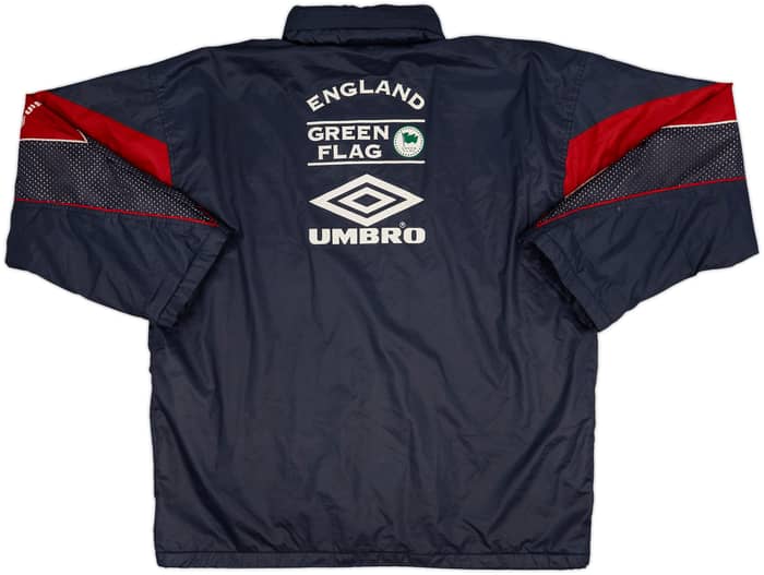 1998-00 England Umbro Padded Bench Coat - 8/10 - (L)