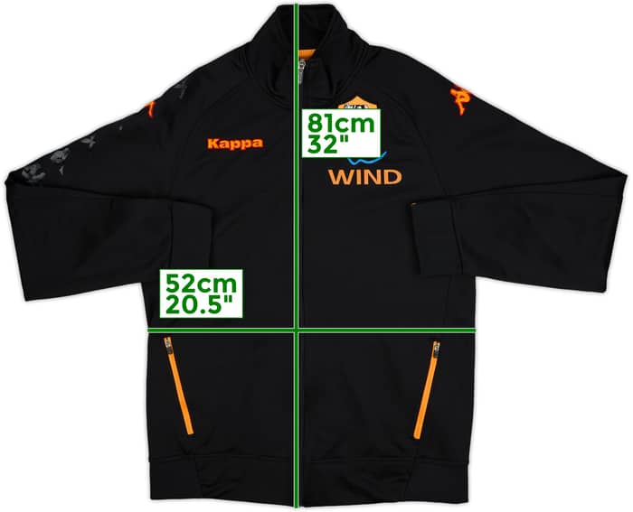 2008-09 Roma Kappa Track Jacket - 7/10 - (L)
